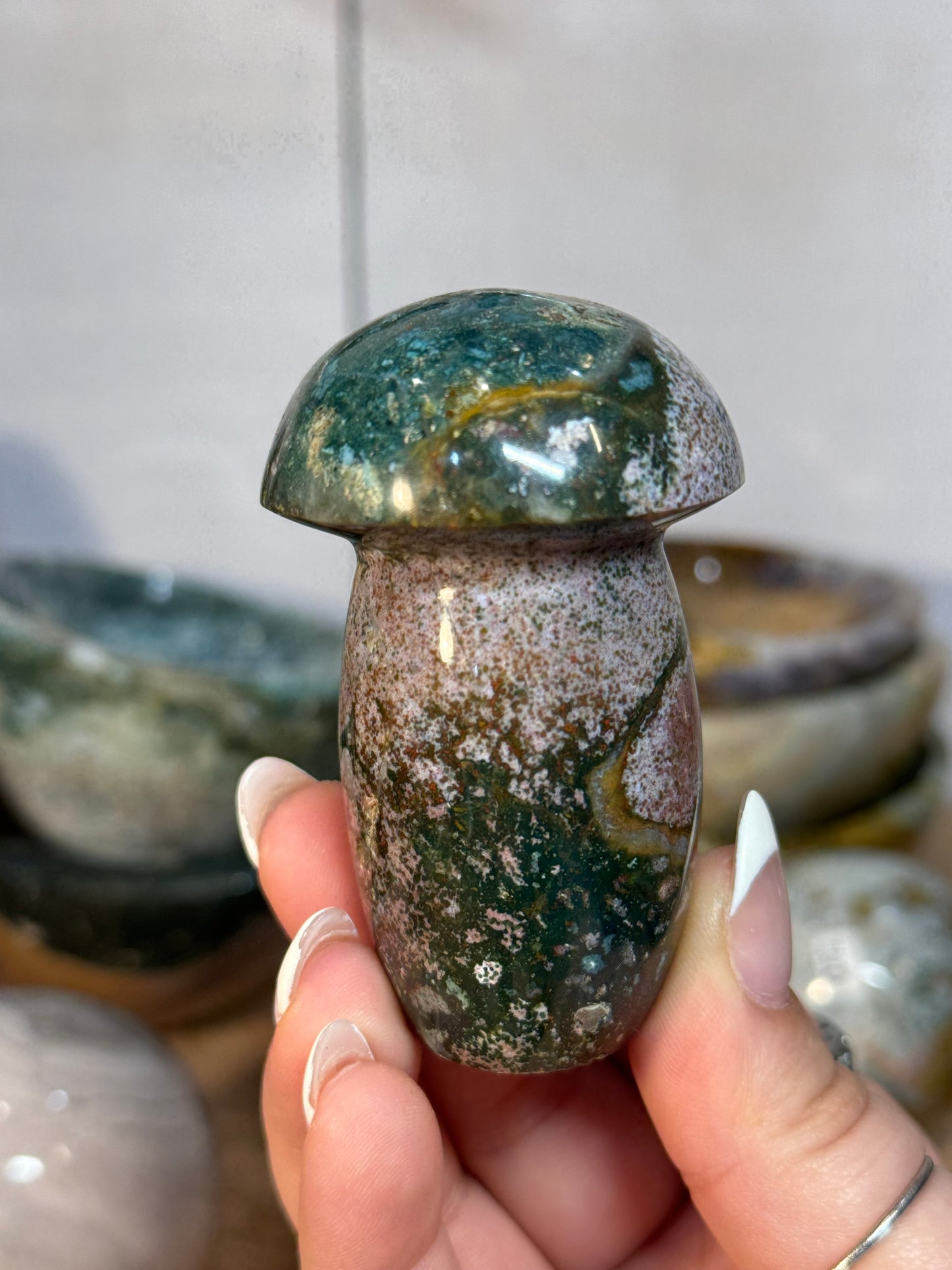 Sea Jasper Mushroom A