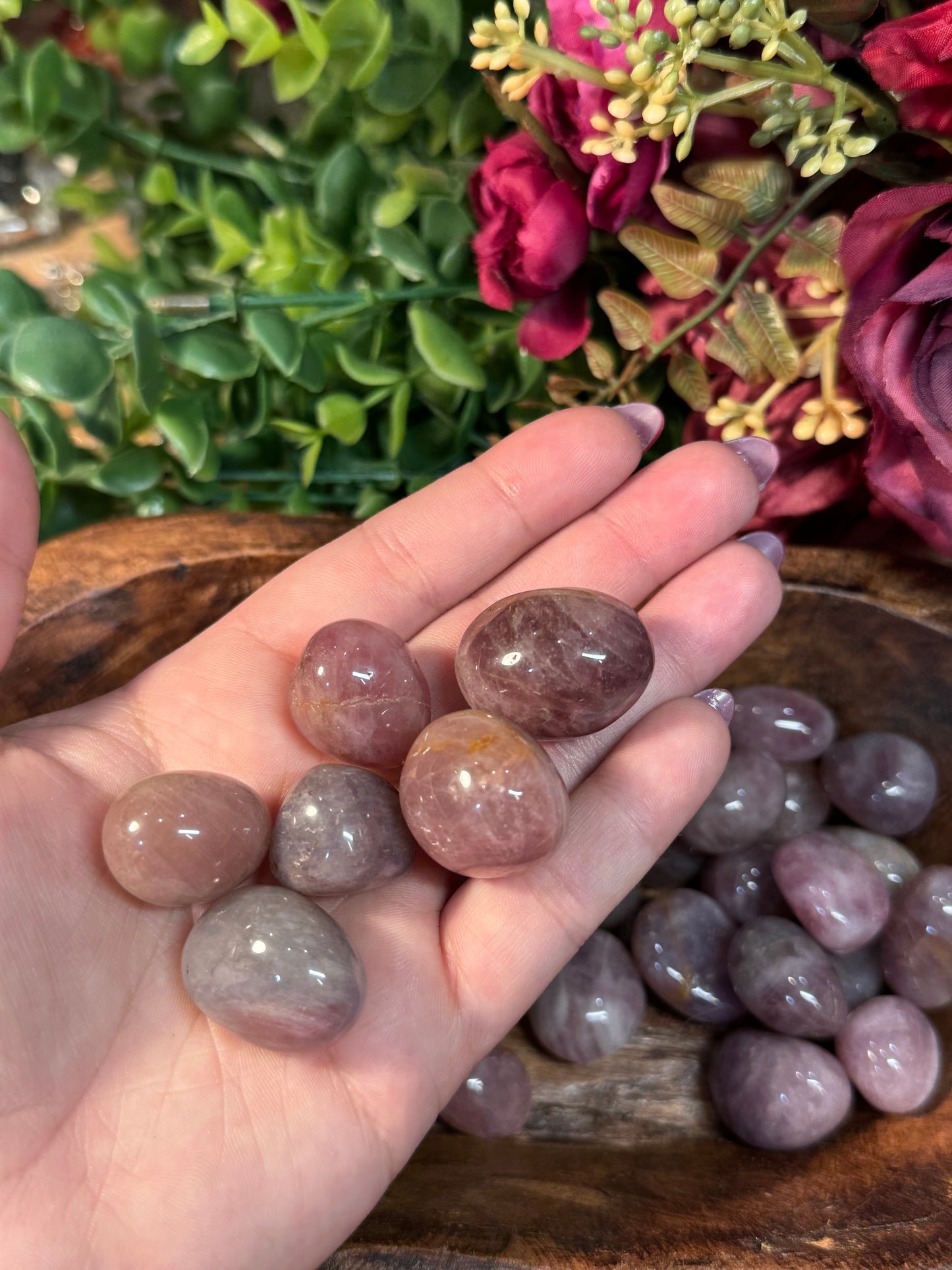 Lavender Rose Quartz Tumble