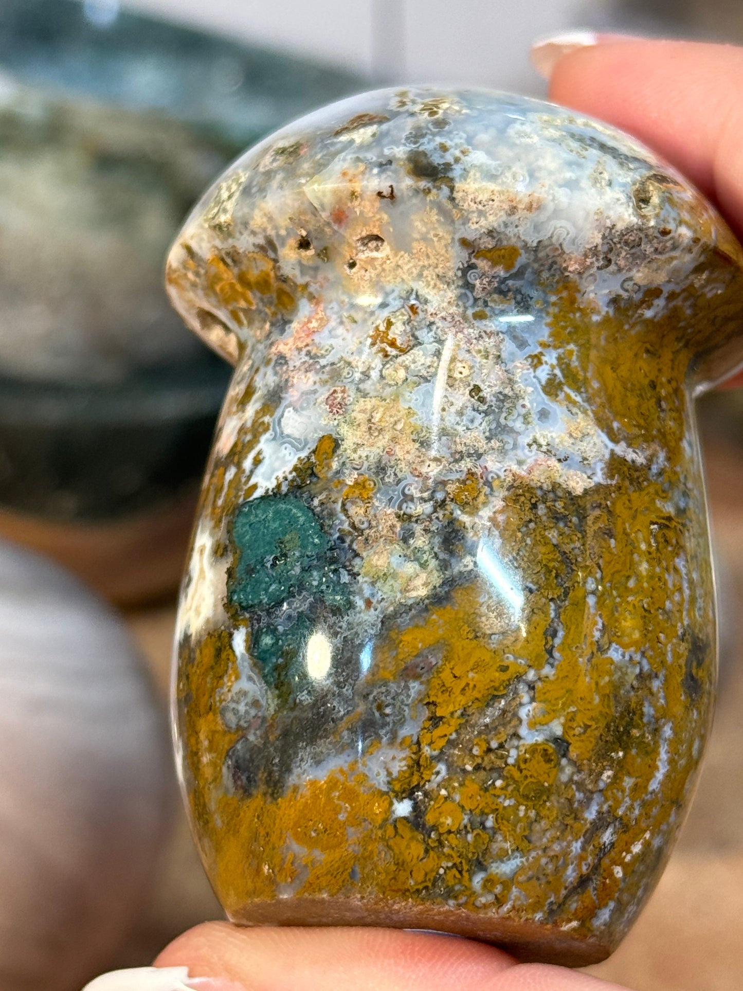 Sea Jasper Mushroom C