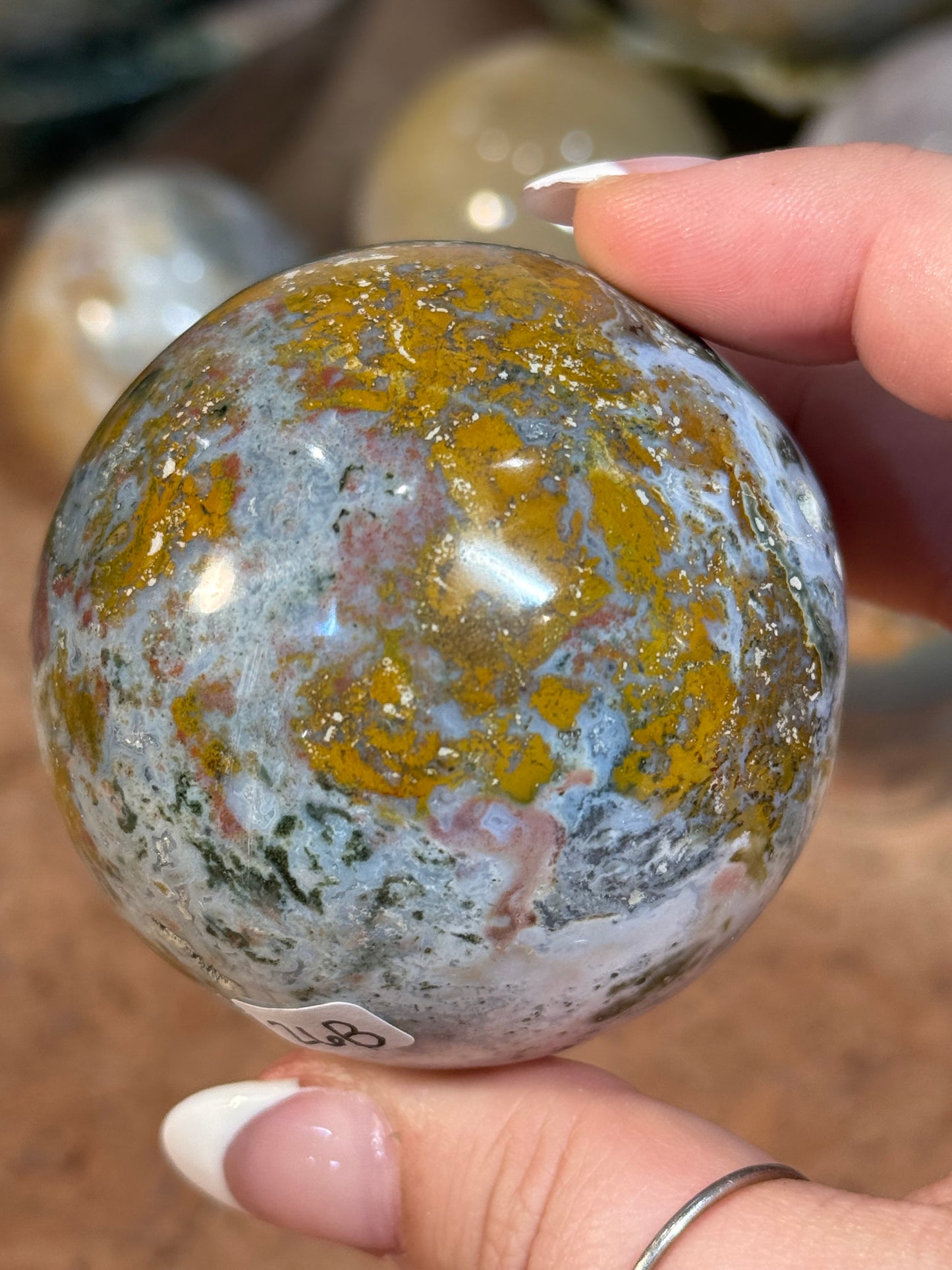 Sea Jasper Sphere (26B)