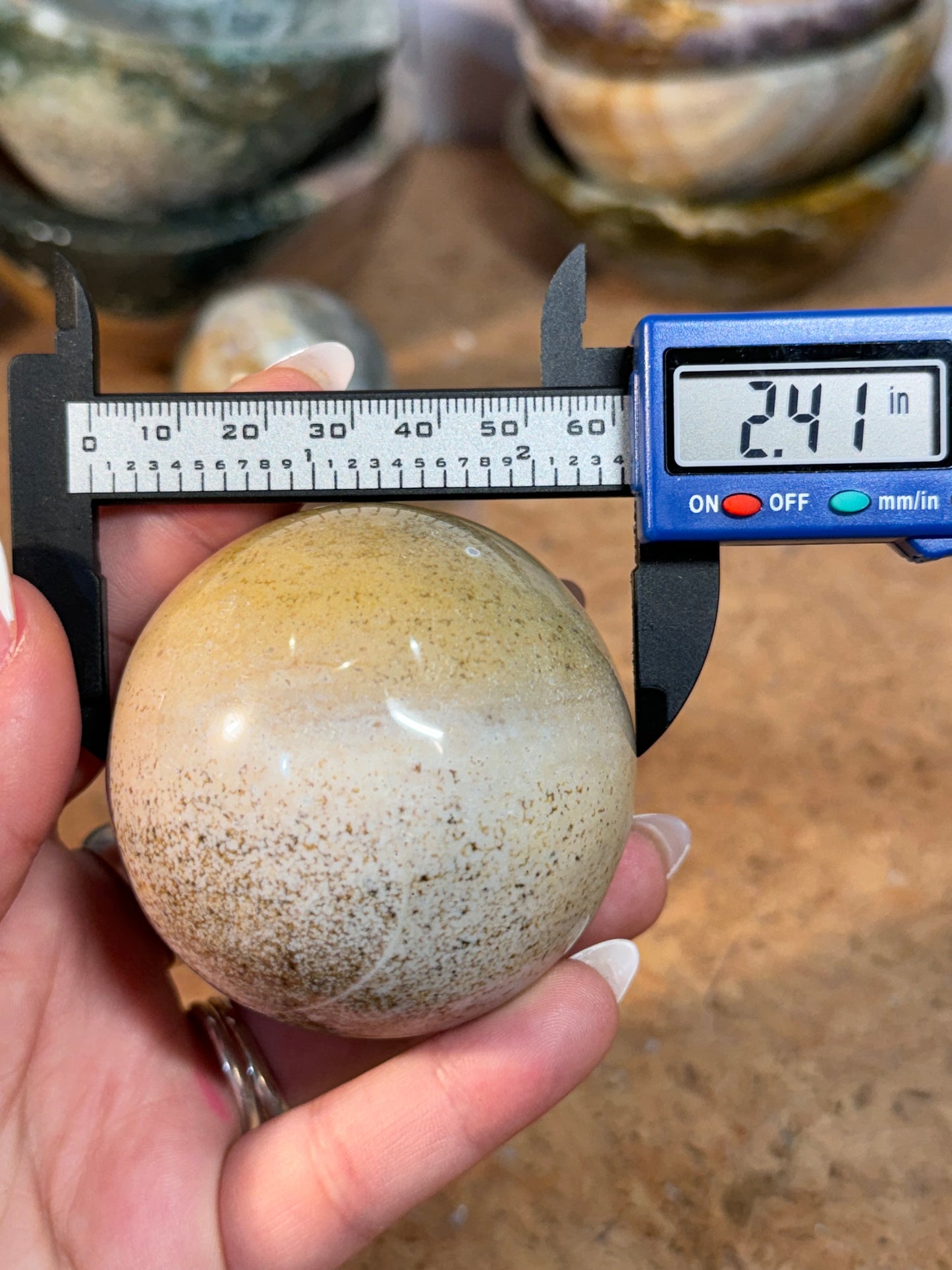 Sea Jasper Sphere 26E