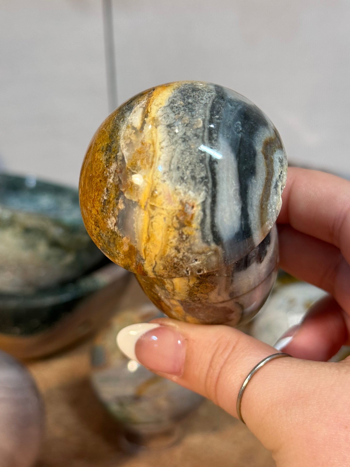 Sea Jasper Mushroom B