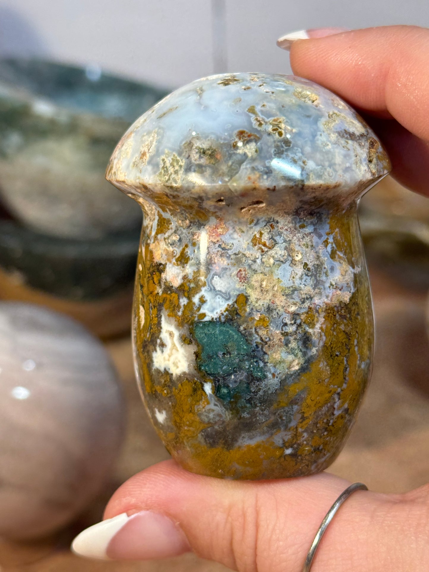 Sea Jasper Mushroom C