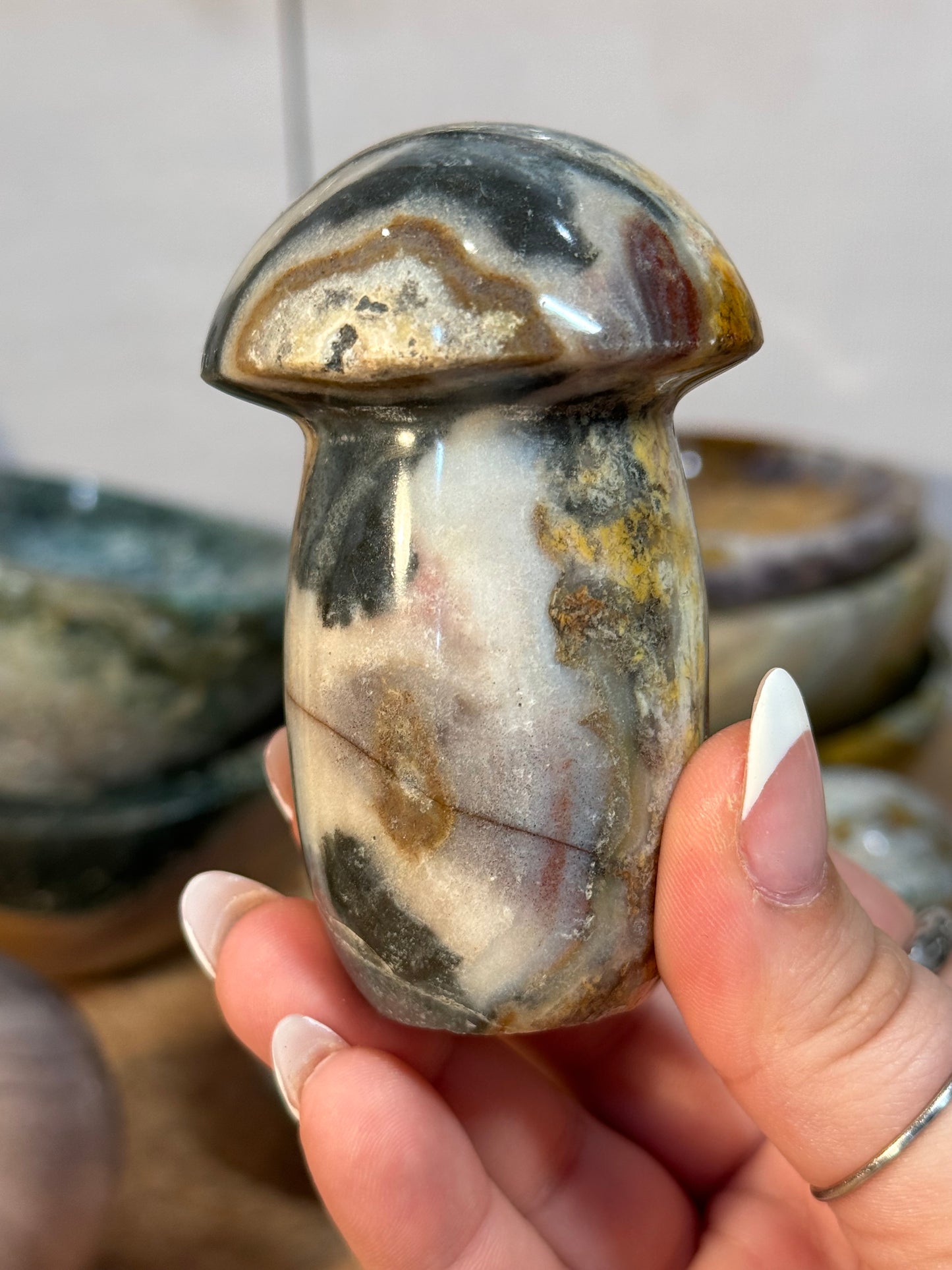 Sea Jasper Mushroom B