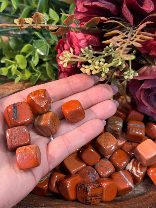 Red Jasper Cube Tumble