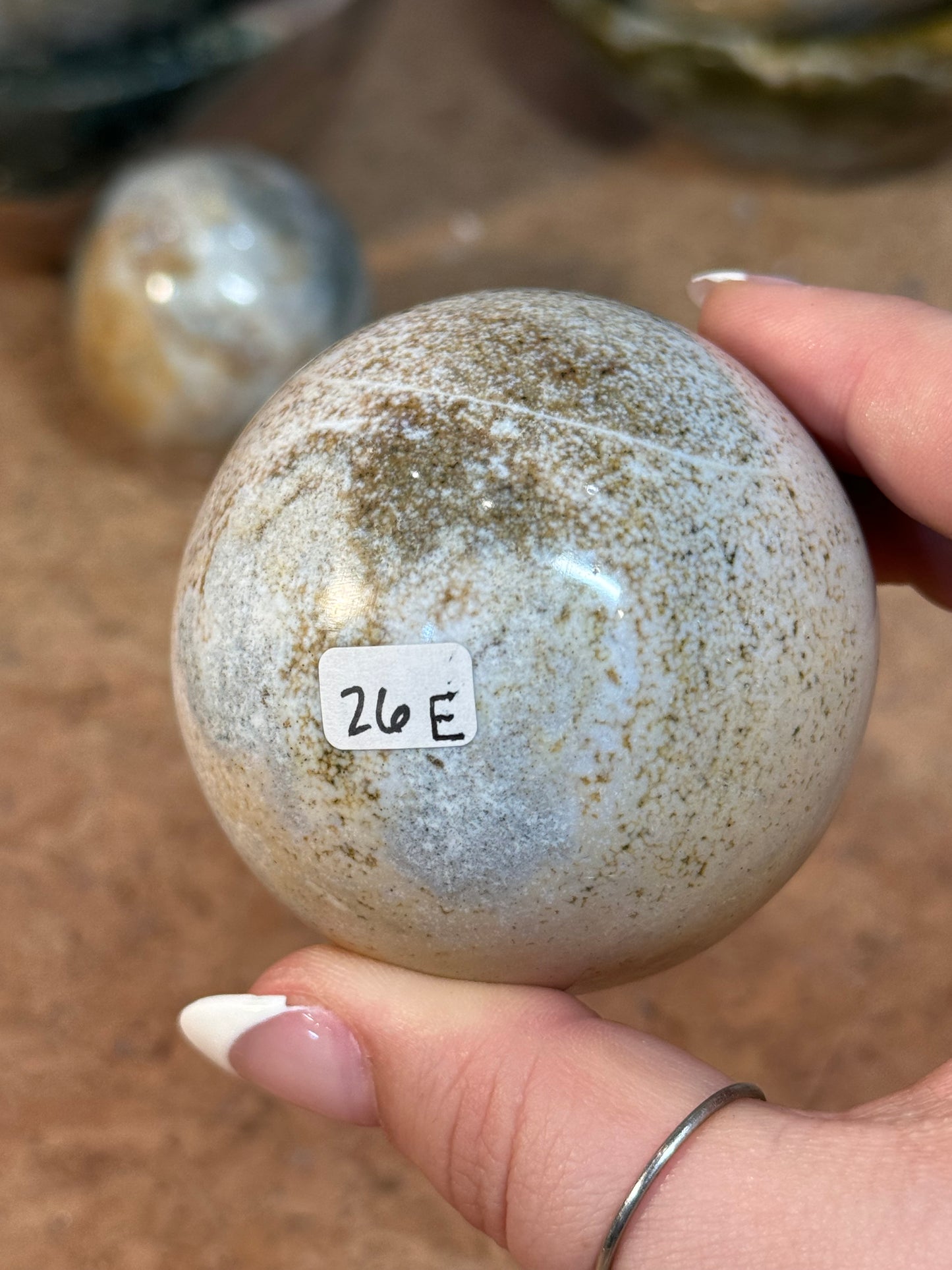 Sea Jasper Sphere 26E