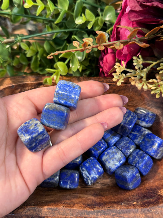 Lapis Lazuli Cube Tumble