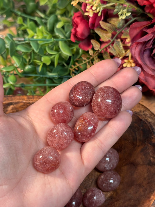 Strawberry Quartz (Red Aventurine) Tumble