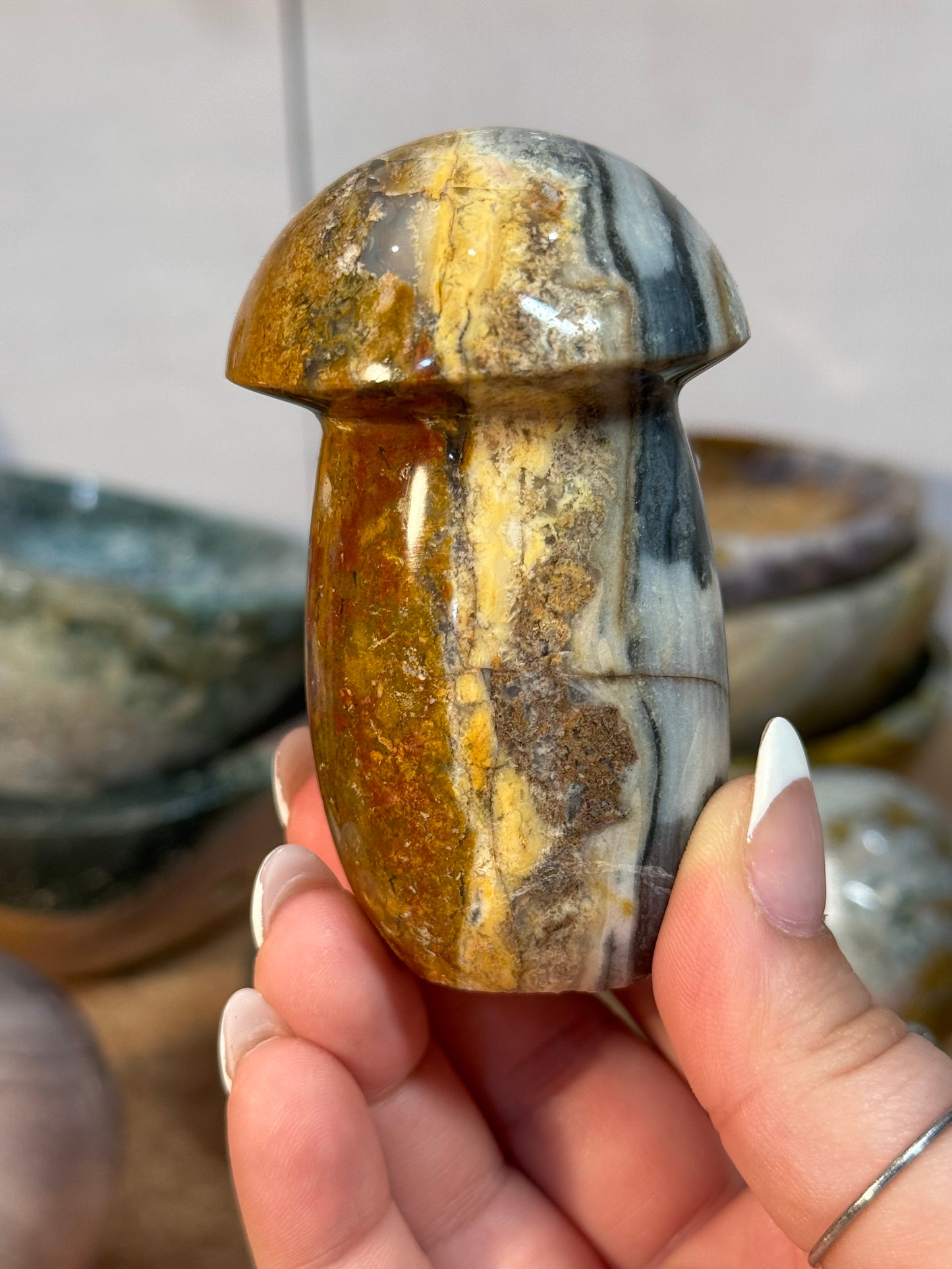 Sea Jasper Mushroom B