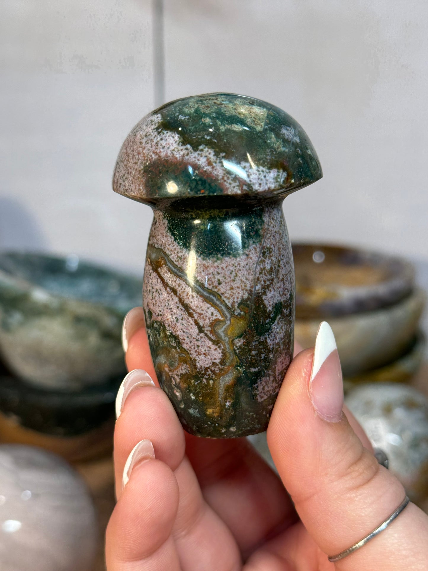 Sea Jasper Mushroom A