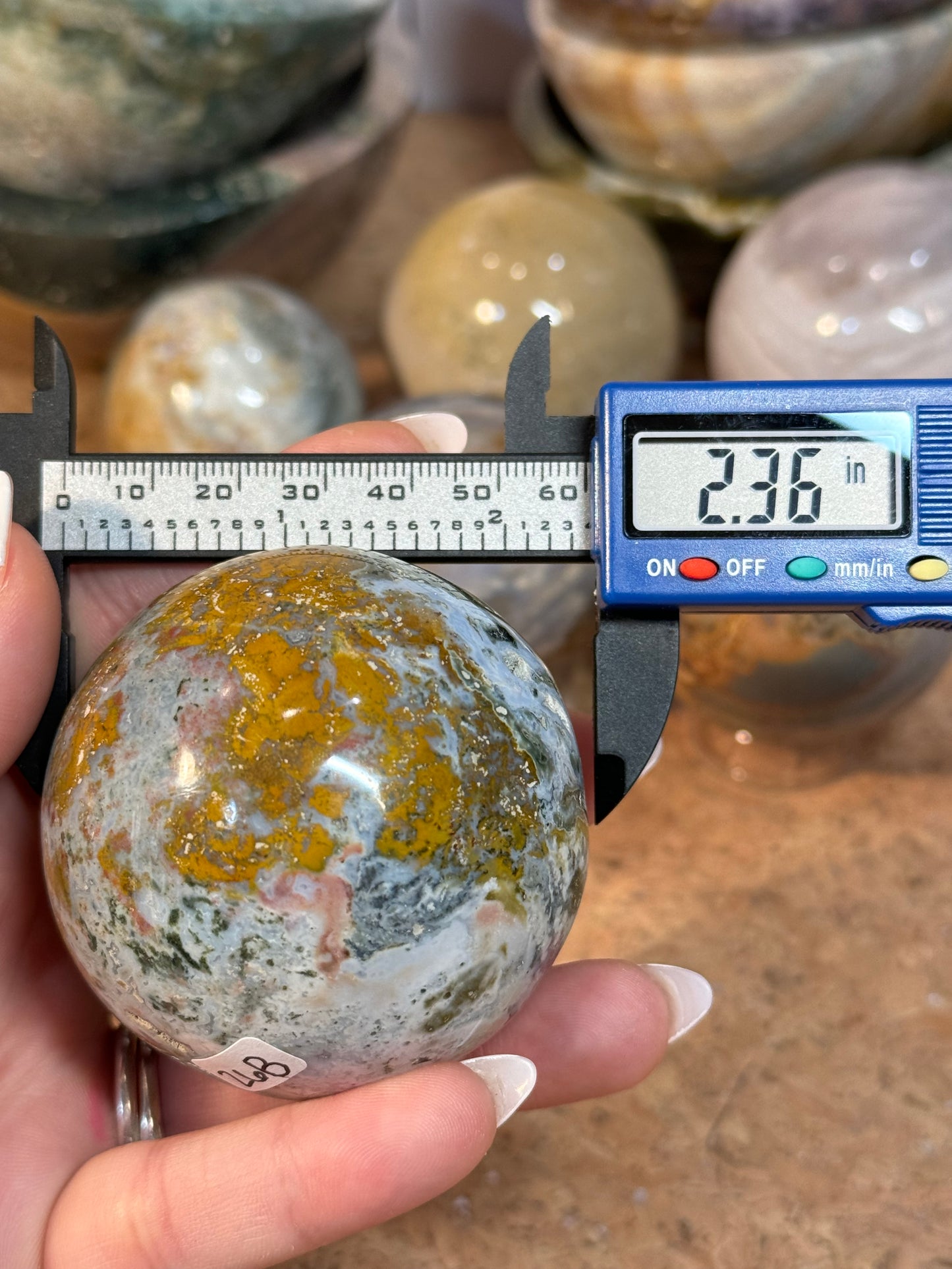 Sea Jasper Sphere (26B)