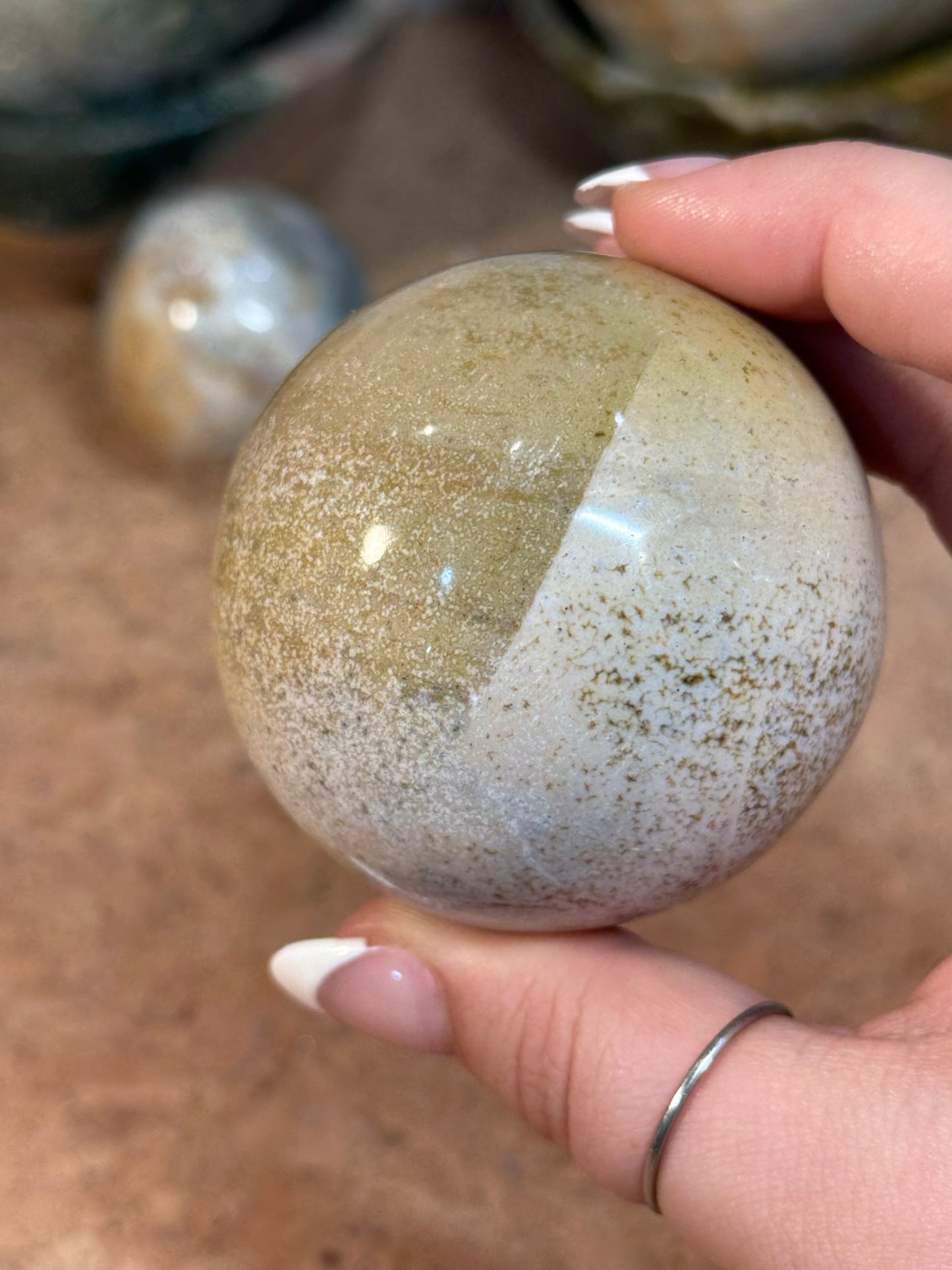 Sea Jasper Sphere 26E