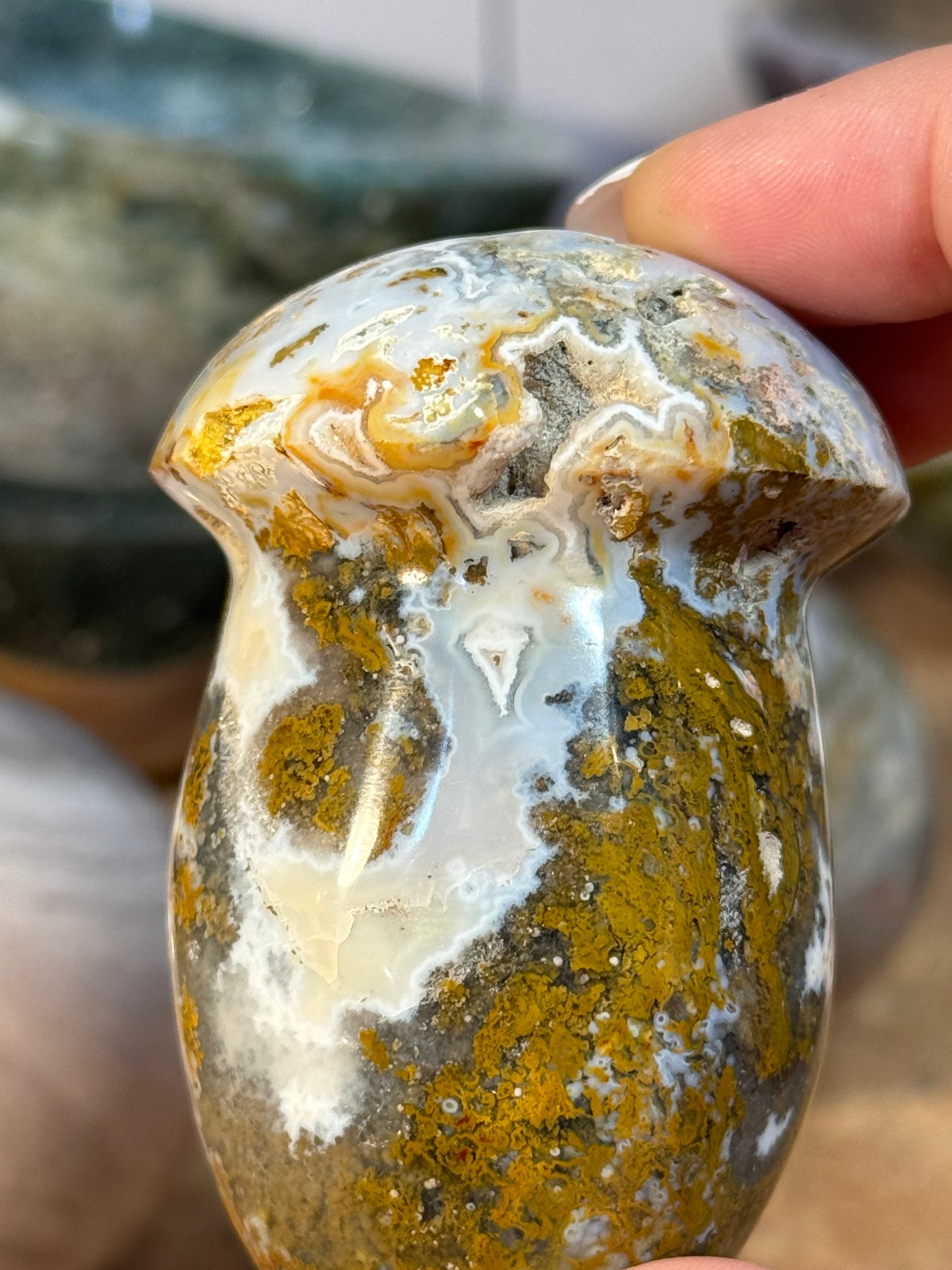 Sea Jasper Mushroom C