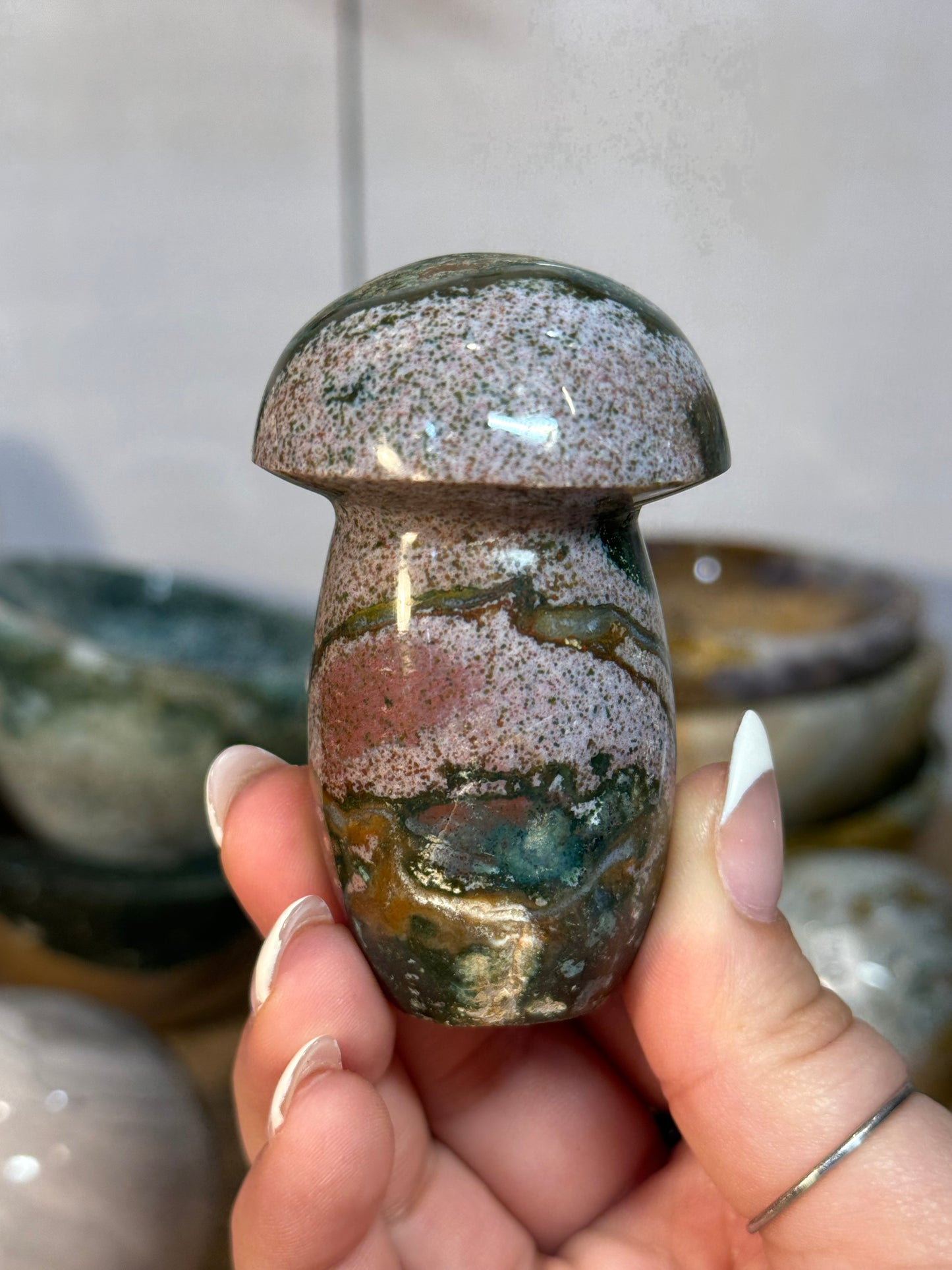 Sea Jasper Mushroom A