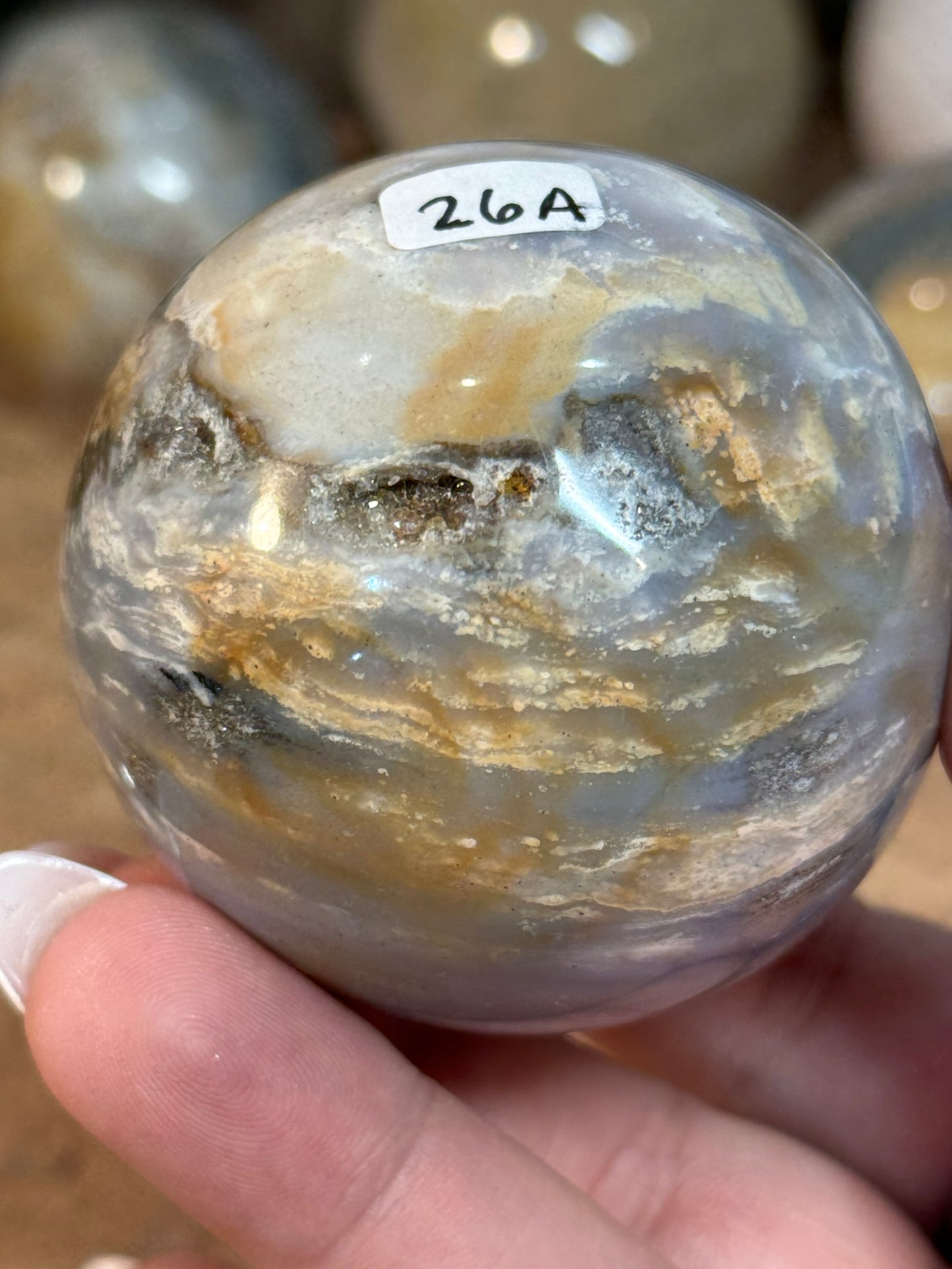 Sea Jasper Sphere (26A)