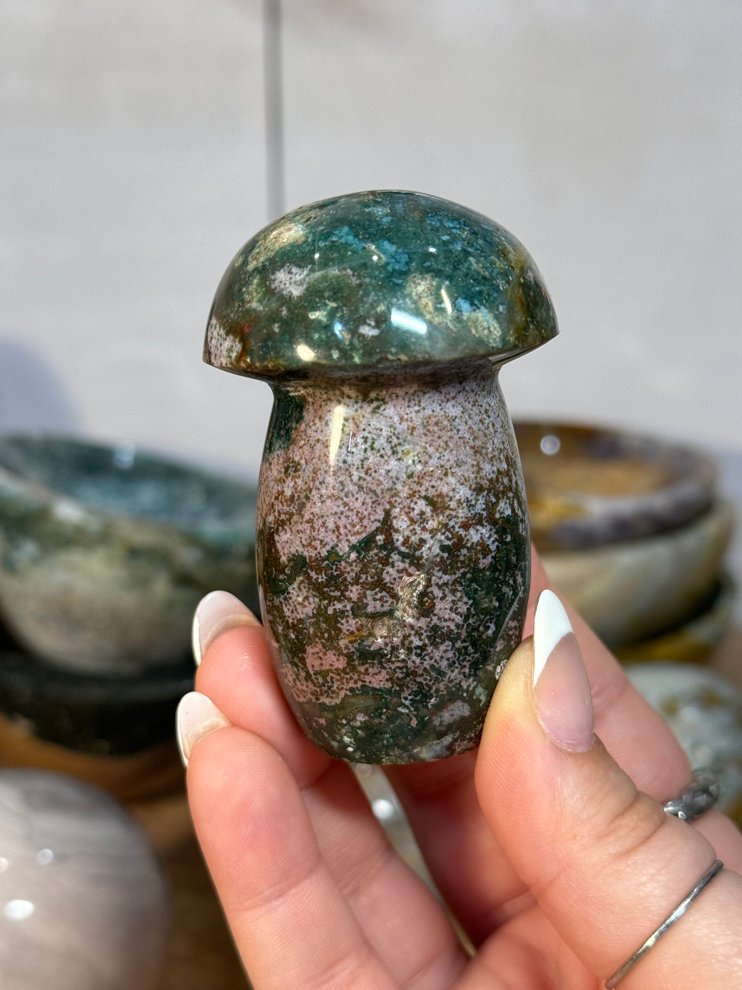 Sea Jasper Mushroom A