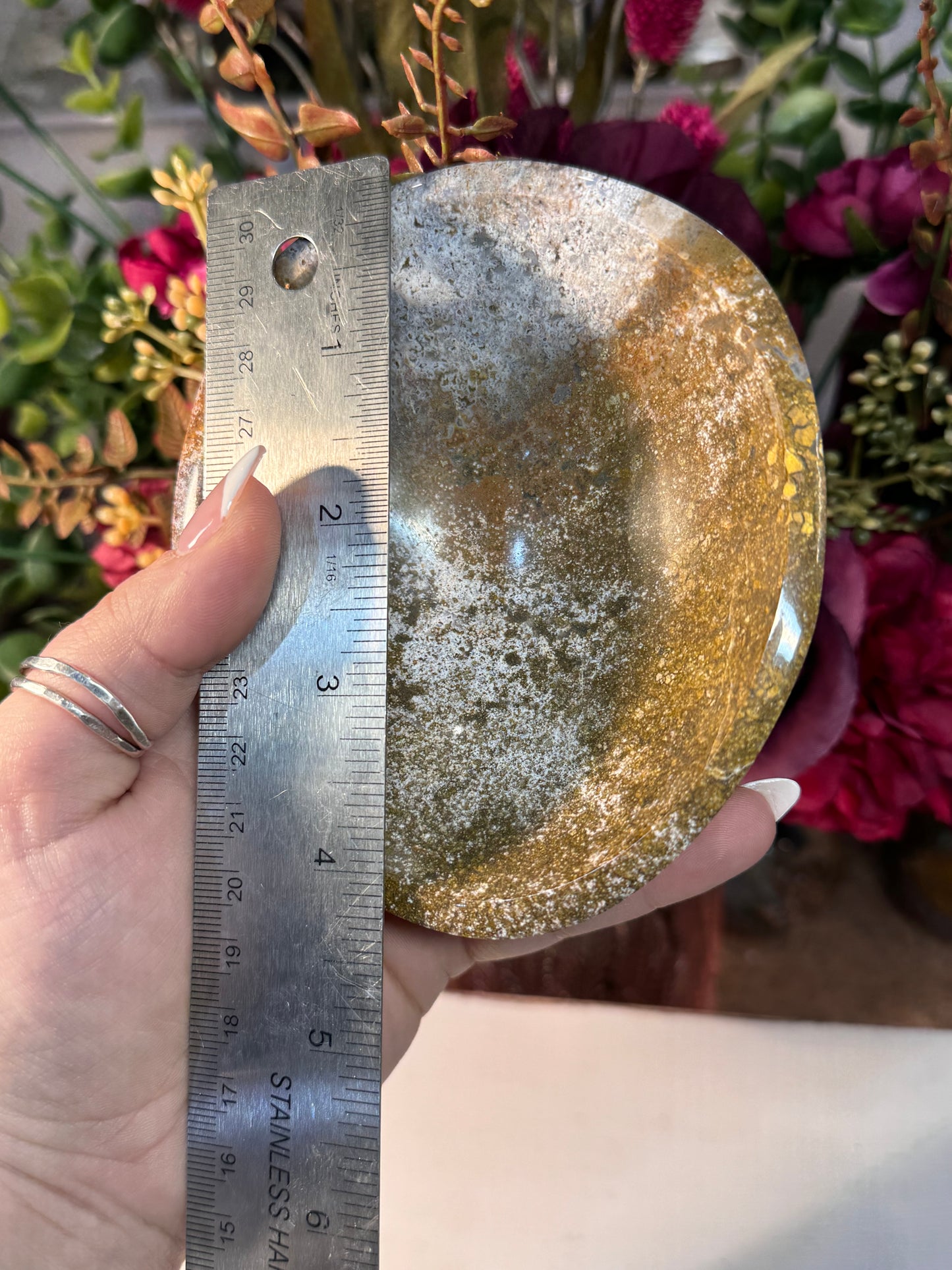 Earthy Sea Jasper Bowl (42A)