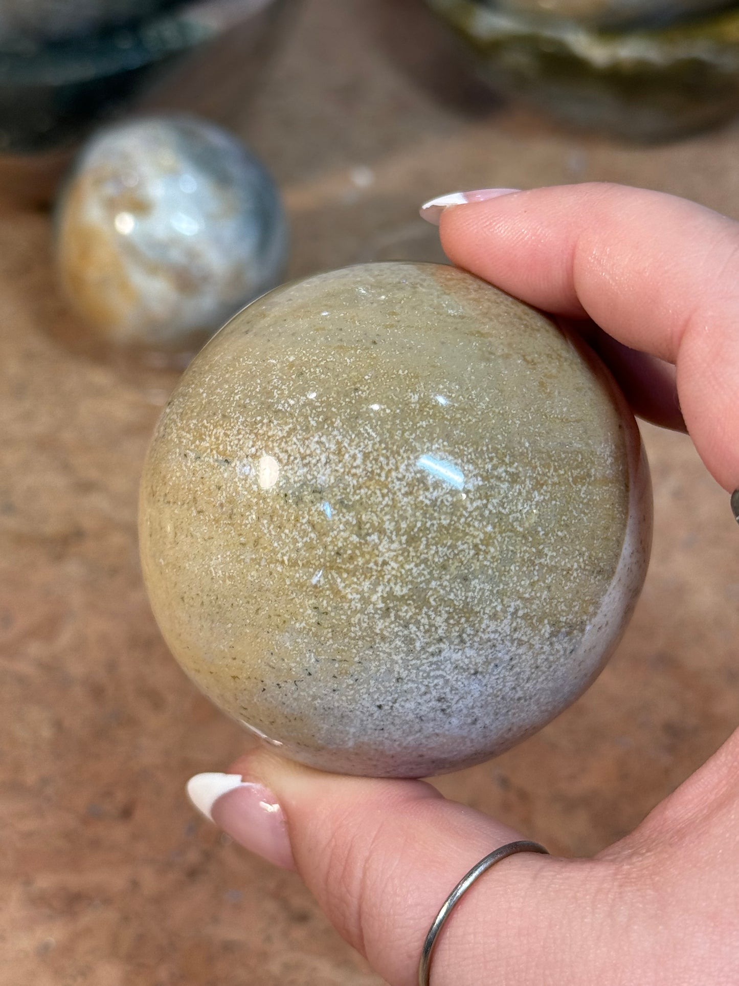 Sea Jasper Sphere 26E