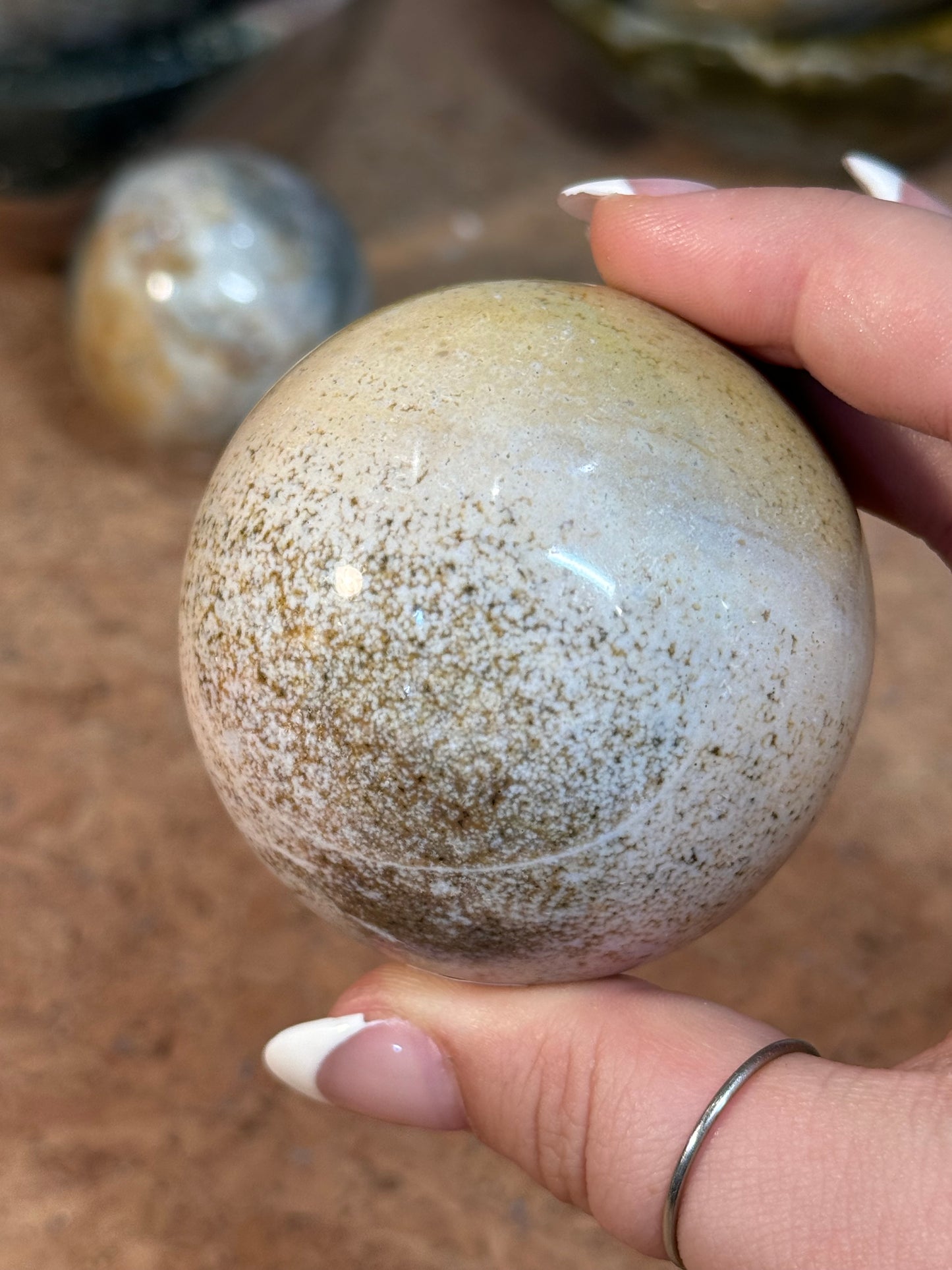 Sea Jasper Sphere 26E