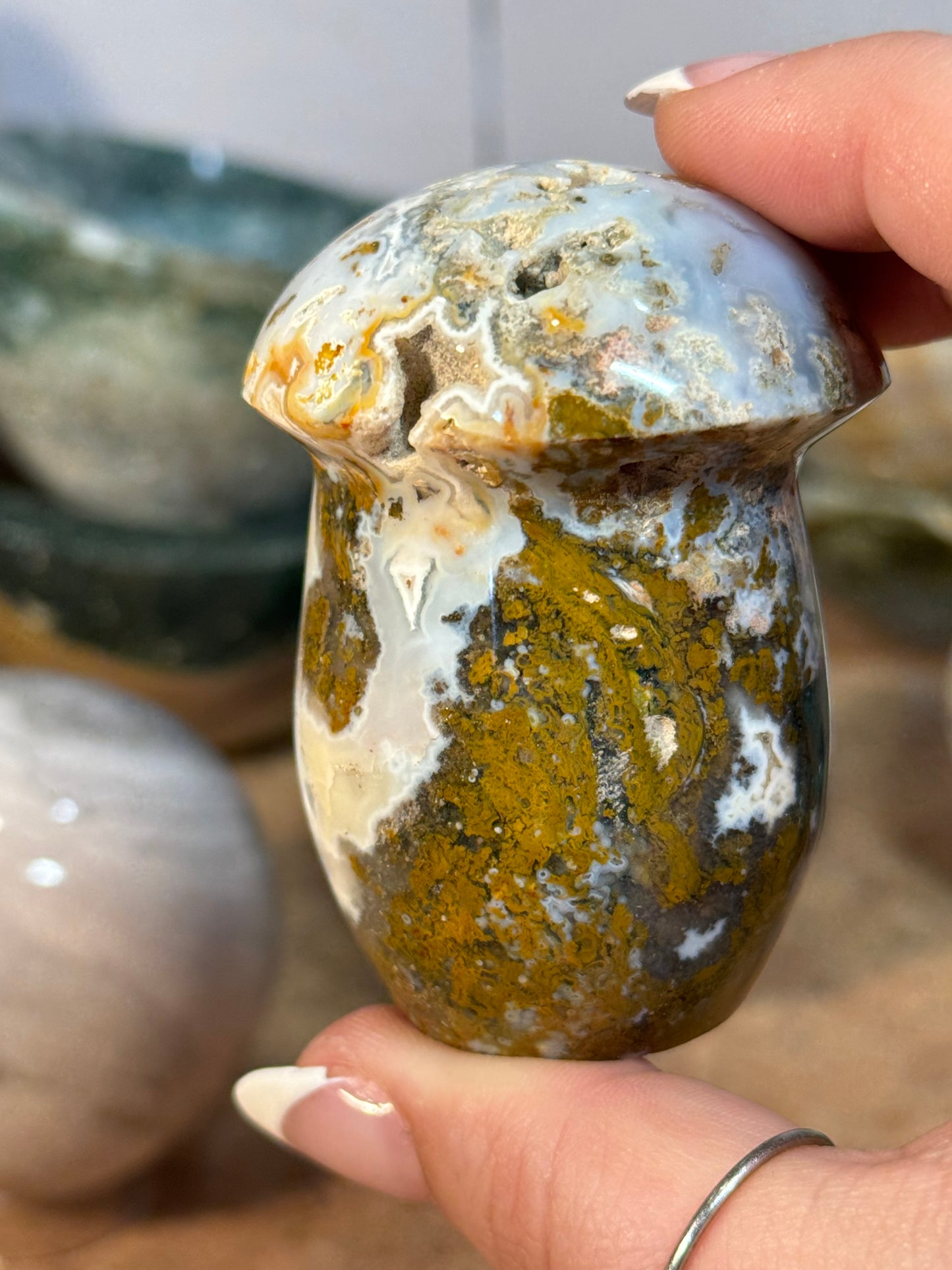 Sea Jasper Mushroom C