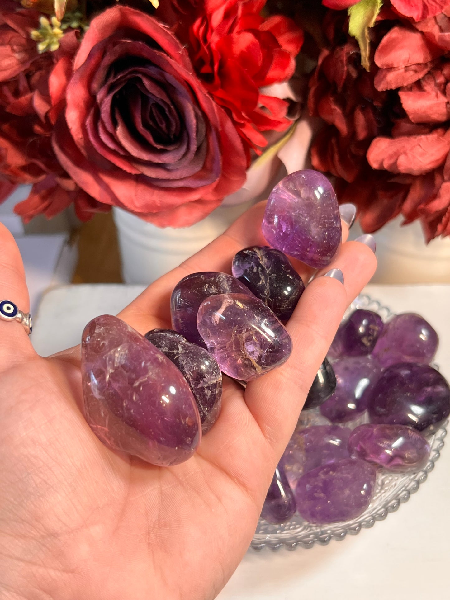 Brazilian Amethyst Large Tumbles