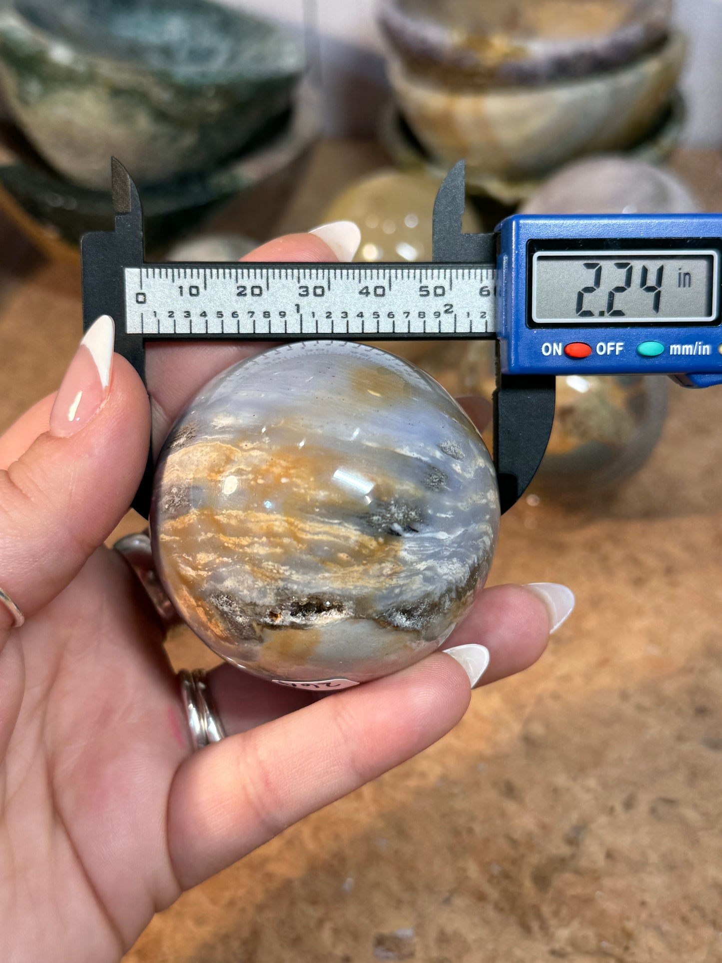 Sea Jasper Sphere (26A)