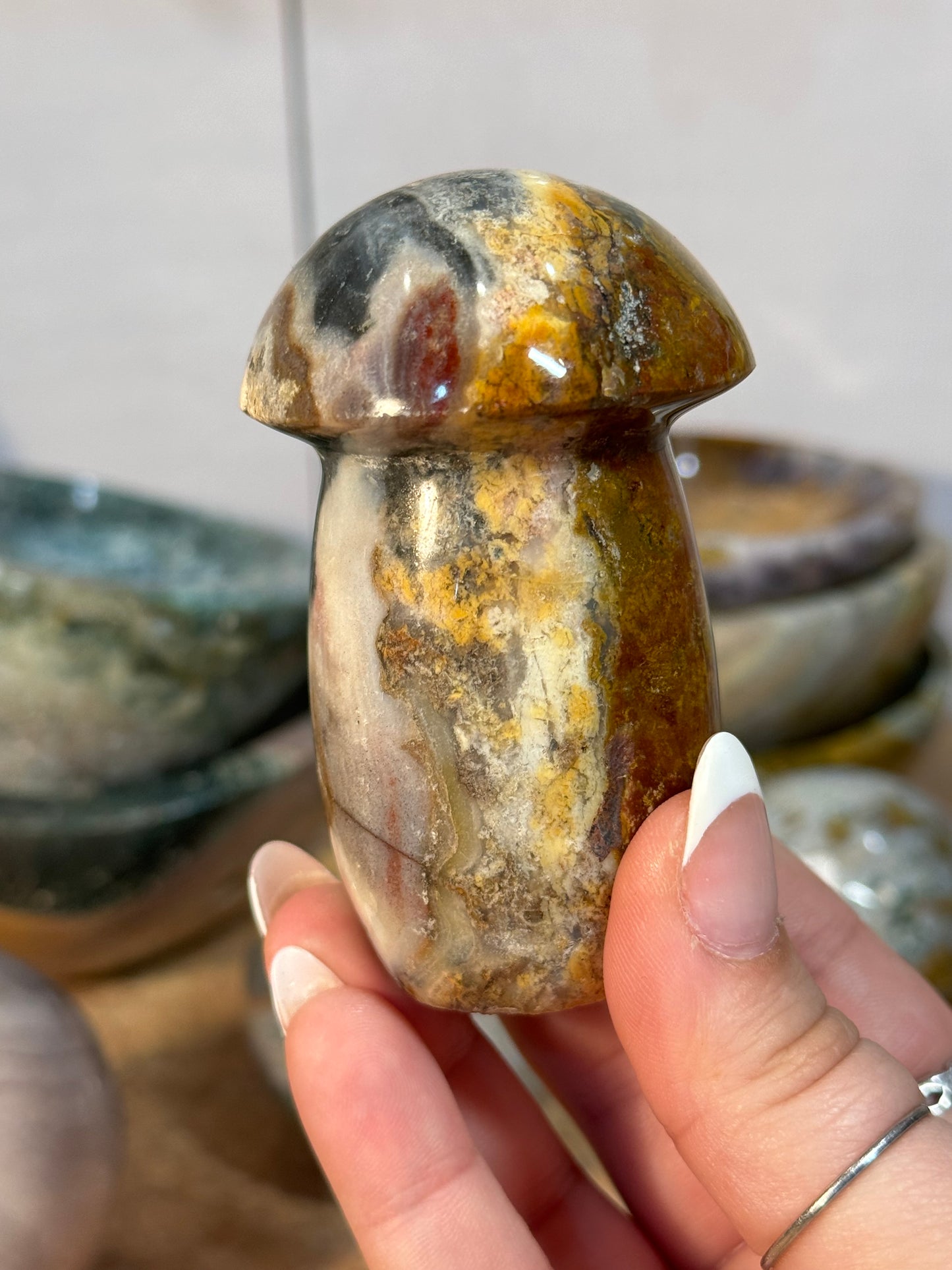 Sea Jasper Mushroom B